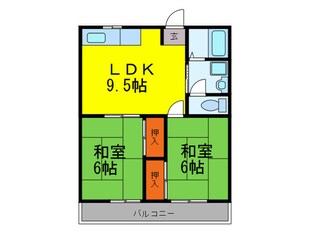 ミュ－ズハイツの物件間取画像